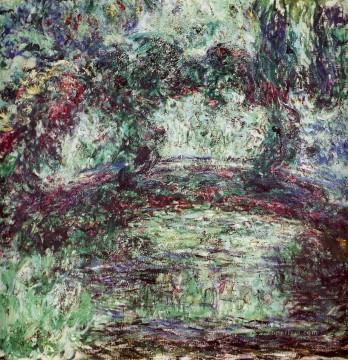  claude - The Japanese Bridge Claude Monet Impressionism Flowers